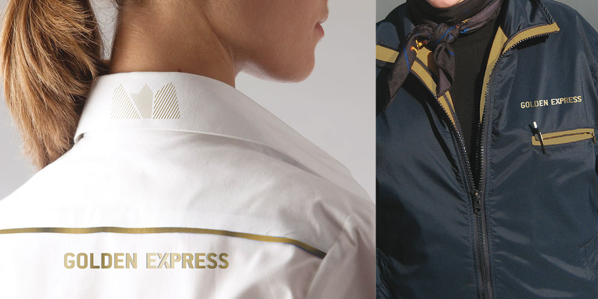 01 milani design consulting agency Goldenpass golden express bls corporate fashion textile transportation wear2
