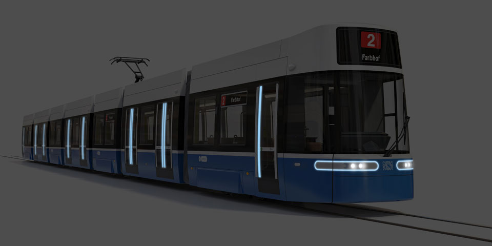 07 milani design consulting agency transportation design Tram Bombardier VBZ3