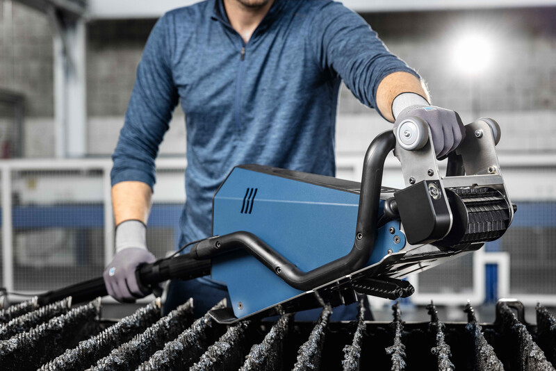 Milani Design agency designstudio industrialdesign productdesign usability powertools investmentgoods trumpf trutool tsc200 userfriendly powertool for professionals closeup