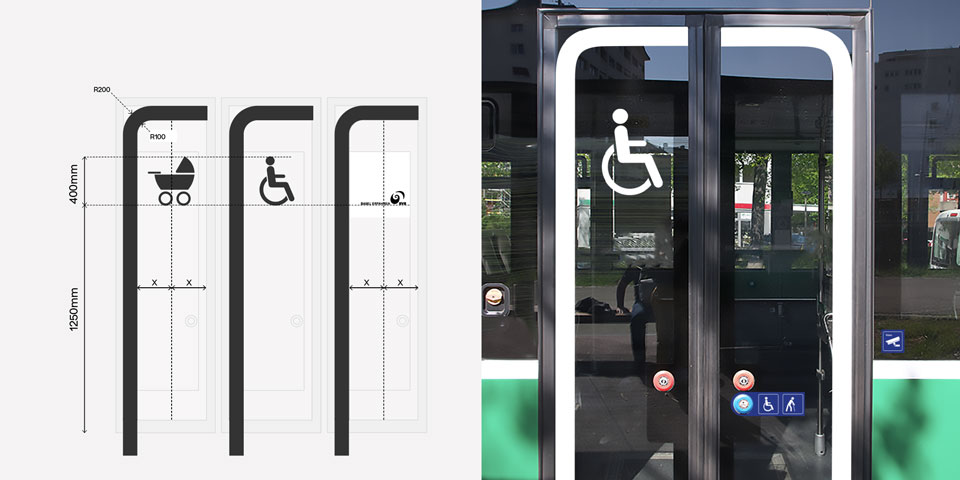 milani design agentur zurich transportationdesign public transport basler verkehrsbetreibe signaletik barrierefreiheit inklusivesdesign