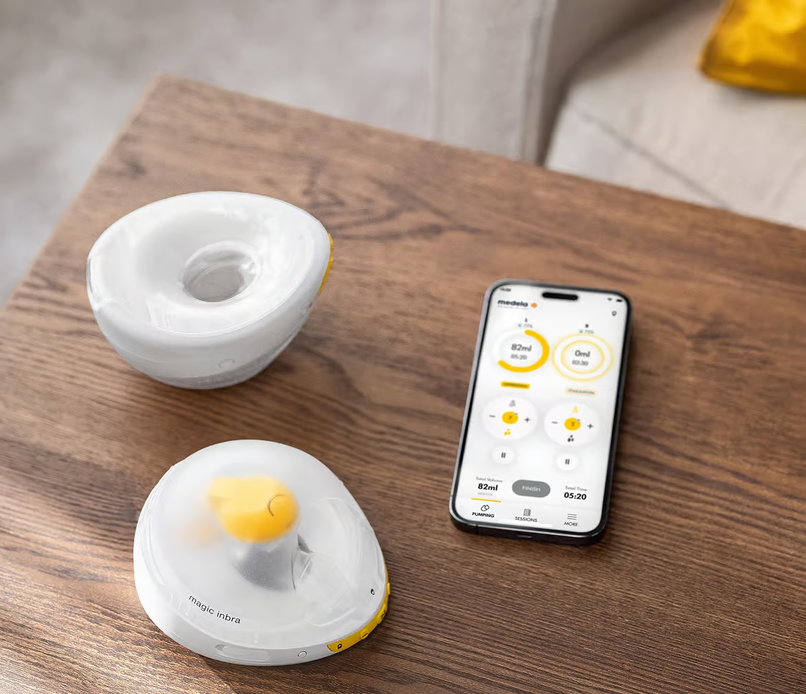 milani design consulting agency usercentred productdesign medicaldesign uxdesign Medela Magic InBra app connectivity