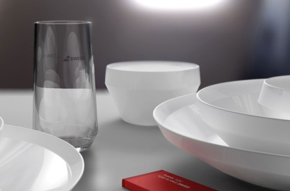 0 Kacheln milani design consulting agency Swiss Airline Flugzeug Besteck light weight