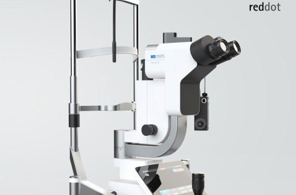 Miniteaser Milani Design Consulting Agency IndustrialDesign MedicalDesign MedTechDevice HaagStreit Elara900 opthalmology UXdesign UI innovation digizalization red dot