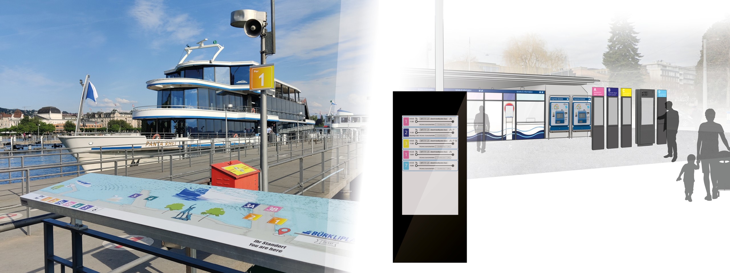 00 Header milani design consulting Agentur Zurich transportation Zurcher Schifffahrt ZSG Leitsystem Besucherfuehrung experiencedesign