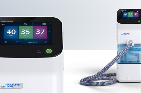 00 Header milani design consulting agency medical UX UI design hamilton medical HF90 High Flow Oxygen Therapy device