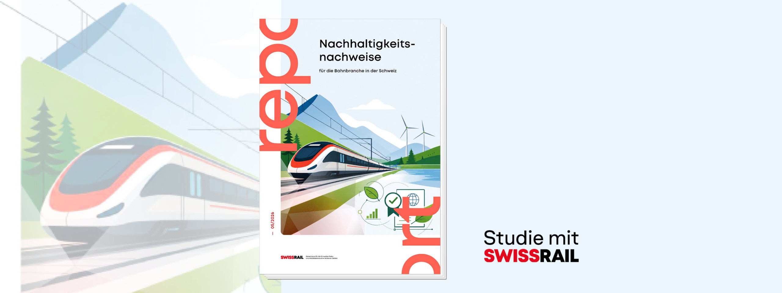 Milani Design Consulting Studie zu Nachhaltigkeitsnachweisen und ESG Anforderungen in Schweizer Bahnbranche Swissrail
