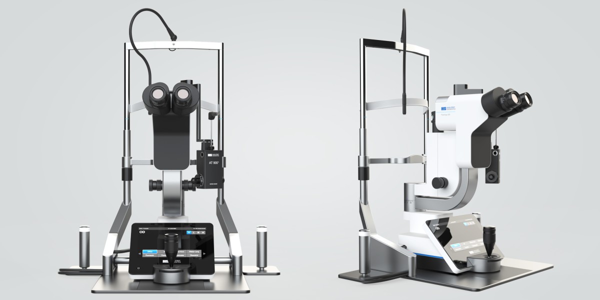 Milani Design Consulting Agency IndustrialDesign MedicalDesign MedTechDevice HaagStreit Elara900 opthalmology UXdesign UI productinnovation digizalization