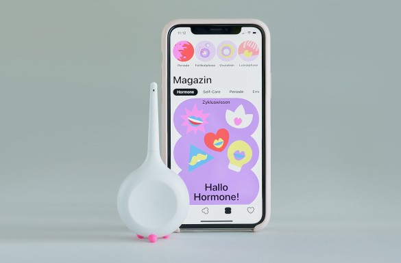 Teaser Teena Periodentracker Teenager Milani DesignAgentur Produktdesign MedicalDesig Schweiz mitApp