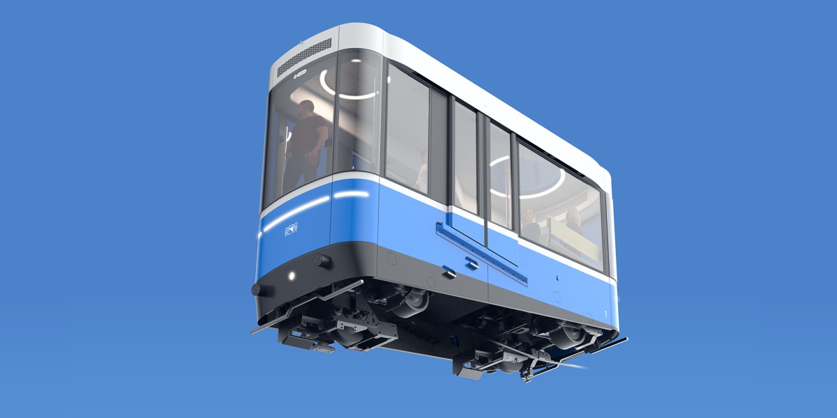VBZ Rigiblick Seilbahn Milani Design Designagentur Industriedesign Transportationdesign Zugdesign Innendesign Aussendesign Header