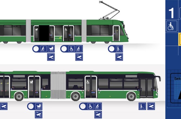milani design agentur zurich transportationdesign public transport basler verkehrsbetreibe signaletik barrierefreiheit inklusivesdesign aussengrafik