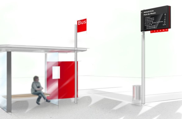 milani design consulting agency transportationdesign publictransport Haltestelle  fahrgastsystem concept